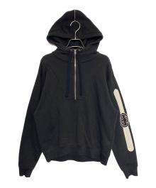 GUCCI（グッチ）の古着「ハーフジップパーカー」｜ブラック