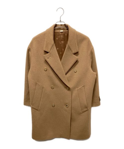 GUCCI（グッチ）GUCCI (グッチ) ダブルキャメルコート ブラウン サイズ:36の古着・服飾アイテム