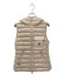 MONCLER（モンクレール）の古着「GLYGOSダウンベスト」｜ベージュ