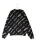 BALENCIAGA (バレンシアガ) オールオーバーロゴニット ブラック サイズ:L：78000円