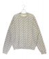 BALENCIAGA（バレンシアガ）の古着「オールオーバーロゴニット」｜グレー
