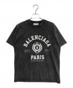 BALENCIAGAバレンシアガ）の古着「カレッジロゴTシャツ」｜グレー