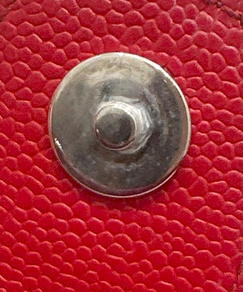 CHANEL（シャネル）CHANEL (シャネル) PSTトートバッグ レッド×シルバー金具の古着・服飾アイテム