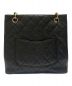 CHANEL (シャネル) PSTトートバッグ ブラック×ゴールド：360000円