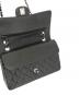 中古・古着 CHANEL (シャネル) マトラッセ25/Wフラップチェーンショルダーバッグ ブラック×シルバー サイズ:25：880000円