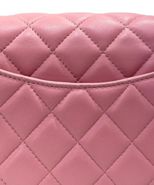 CHANEL（シャネル）CHANEL (シャネル) チェーンショルダーバッグ ピンク×シルバー サイズ:20の古着・服飾アイテム
