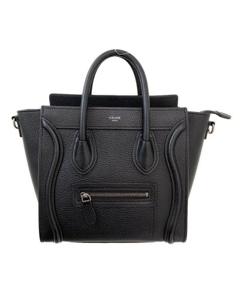 CELINE（セリーヌ）CELINE (セリーヌ) ラゲージ マイクロ ブラック サイズ:マイクロの古着・服飾アイテム