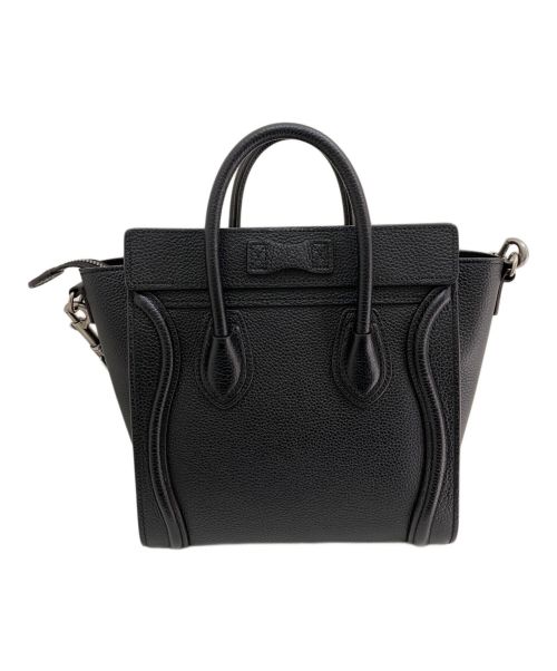 CELINE（セリーヌ）CELINE (セリーヌ) ラゲージ マイクロ ブラック サイズ:マイクロの古着・服飾アイテム