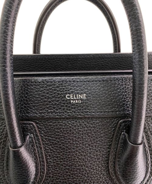 CELINE（セリーヌ）CELINE (セリーヌ) ラゲージ マイクロ ブラック サイズ:マイクロの古着・服飾アイテム