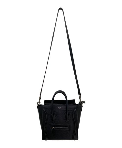 CELINE（セリーヌ）CELINE (セリーヌ) ラゲージ マイクロ ブラック サイズ:マイクロの古着・服飾アイテム