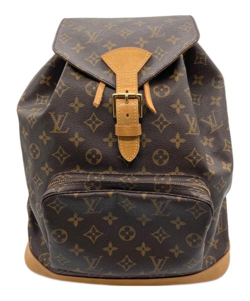 LOUIS VUITTON（ルイ ヴィトン）LOUIS VUITTON (ルイ ヴィトン) モンスリGM/リュック ブラウン サイズ:GMの古着・服飾アイテム