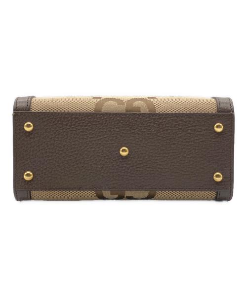 GUCCI（グッチ）GUCCI (グッチ) ダイアナGGバンブーミニハンドルショルダーバッグ ブラウン×ベージュ サイズ:ミニの古着・服飾アイテム