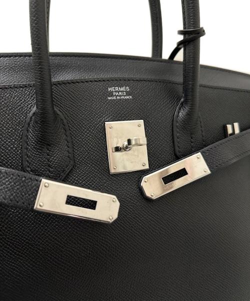 HERMES（エルメス）HERMES (エルメス) バーキン30/シルバー金具/ヴォーエプソン/□L刻印 ブラック サイズ:30の古着・服飾アイテム