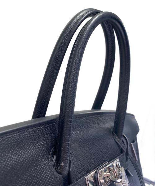 HERMES（エルメス）HERMES (エルメス) バーキン30/シルバー金具/ヴォーエプソン/□L刻印 ブラック サイズ:30の古着・服飾アイテム