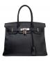 HERMES（エルメス）の古着「バーキン30/シルバー金具/ヴォーエプソン/□L刻印」｜ブラック