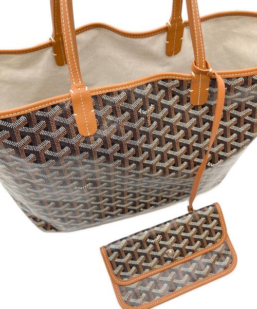 GOYARD（ゴヤール）GOYARD (ゴヤール) サンルイPM ブラウン×ブラック サイズ:PMの古着・服飾アイテム