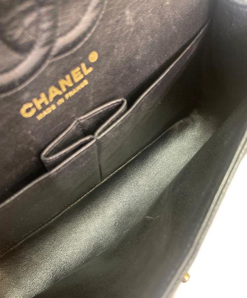 CHANEL（シャネル）CHANEL (シャネル) マトラッセ23 Wフラップチェーンショルダーバッグ ブラック サイズ:23の古着・服飾アイテム