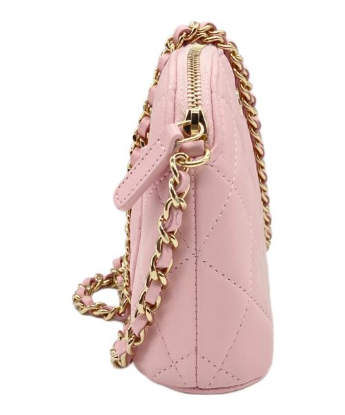 CHANEL（シャネル）CHANEL (シャネル) タイムレス クラシック マトラッセ ミニチェーンバッグ AP4000 CHANEL ピンクの古着・服飾アイテム