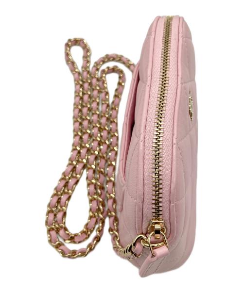 CHANEL（シャネル）CHANEL (シャネル) タイムレス クラシック マトラッセ ミニチェーンバッグ AP4000 CHANEL ピンクの古着・服飾アイテム
