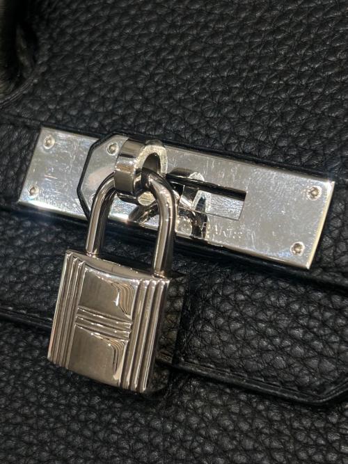 HERMES（エルメス）HERMES (エルメス) バーキン35/シルバー金具/トゴ/ブラック/▢P刻印 ブラック×シルバー金具 サイズ:35の古着・服飾アイテム