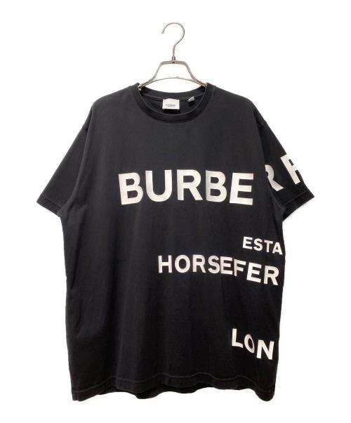 BURBERRY（バーバリー）BURBERRY (バーバリー) ホースフェリーTシャツ ブラック サイズ:Sの古着・服飾アイテム