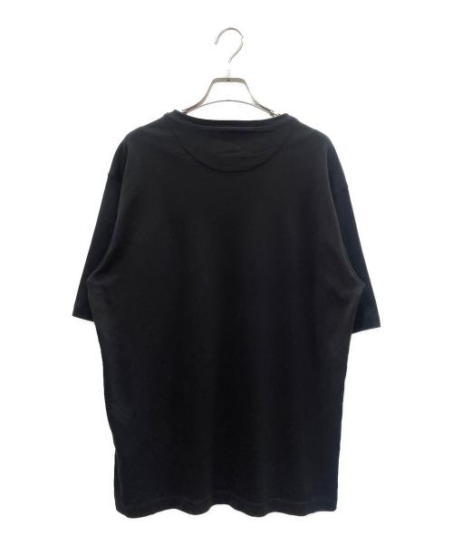 PRADA（プラダ）PRADA (プラダ) トライアングル ロゴ Tシャツ ブラック サイズ:Mの古着・服飾アイテム