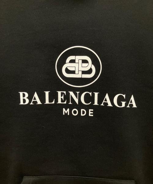 BALENCIAGA（バレンシアガ）BALENCIAGA (バレンシアガ) New BB Mode Hoodie/BBロゴオーバーパーカー ブラック サイズ:XSの古着・服飾アイテム