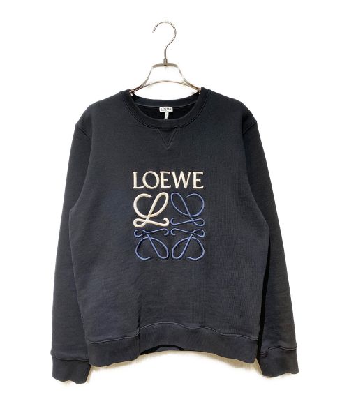 LOEWE（ロエベ）LOEWE (ロエベ) アナグラムロゴスウェット ブラック サイズ:Lの古着・服飾アイテム