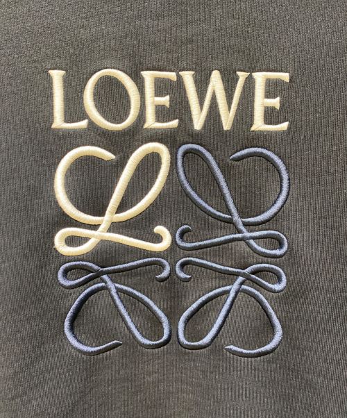 LOEWE（ロエベ）LOEWE (ロエベ) アナグラムロゴスウェット ブラック サイズ:Lの古着・服飾アイテム