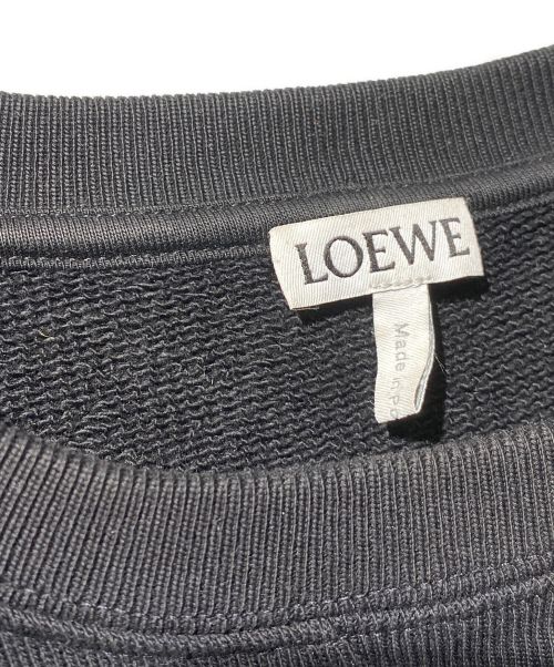 LOEWE（ロエベ）LOEWE (ロエベ) アナグラムロゴスウェット ブラック サイズ:Lの古着・服飾アイテム