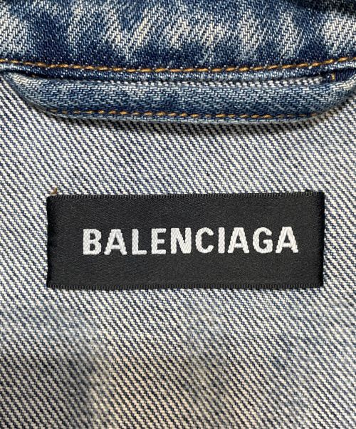 BALENCIAGA（バレンシアガ）BALENCIAGA (バレンシアガ) バックロゴデニムジャケット サイズ:46の古着・服飾アイテム