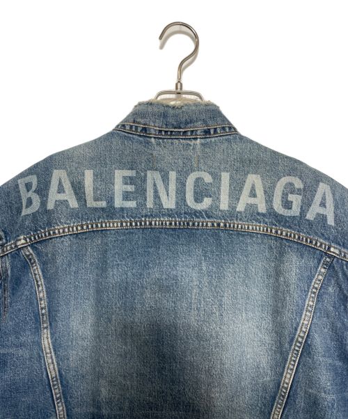 BALENCIAGA（バレンシアガ）BALENCIAGA (バレンシアガ) バックロゴデニムジャケット サイズ:46の古着・服飾アイテム