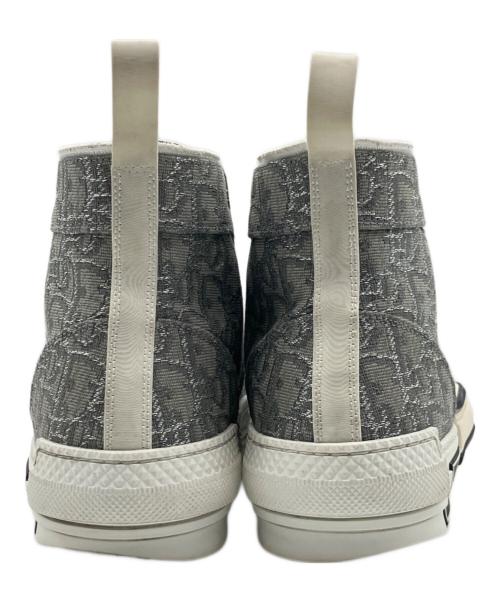 Dior（ディオール）Dior (ディオール) B23 HTDO JACQUARD/B23オブリークハイカットスニーカー グレー サイズ:40の古着・服飾アイテム