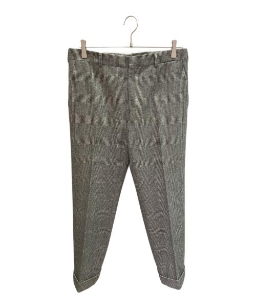 HERMES（エルメス）HERMES (エルメス) セットアップスーツ/グレンチェック グレー サイズ:48の古着・服飾アイテム