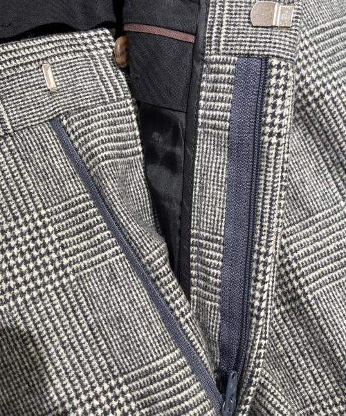 HERMES（エルメス）HERMES (エルメス) セットアップスーツ/グレンチェック グレー サイズ:48の古着・服飾アイテム