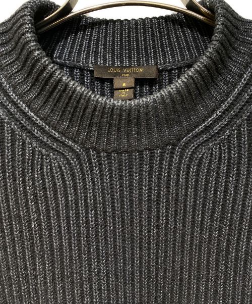 LOUIS VUITTON（ルイ ヴィトン）LOUIS VUITTON (ルイ ヴィトン) カシミヤブレンドクルーネックニット ネイビー サイズ:Sの古着・服飾アイテム