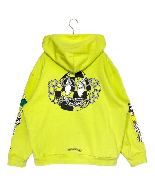 CHROME HEARTS（クロムハーツ）CHROME HEARTS (クロムハーツ) MATTY BOY (マティ―・ボーイ) マッティボーイジップパーカー 黄緑 サイズ:XLの古着・服飾アイテム
