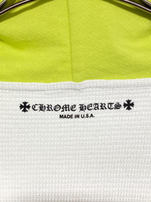 CHROME HEARTS（クロムハーツ）CHROME HEARTS (クロムハーツ) MATTY BOY (マティ―・ボーイ) マッティボーイジップパーカー 黄緑 サイズ:XLの古着・服飾アイテム