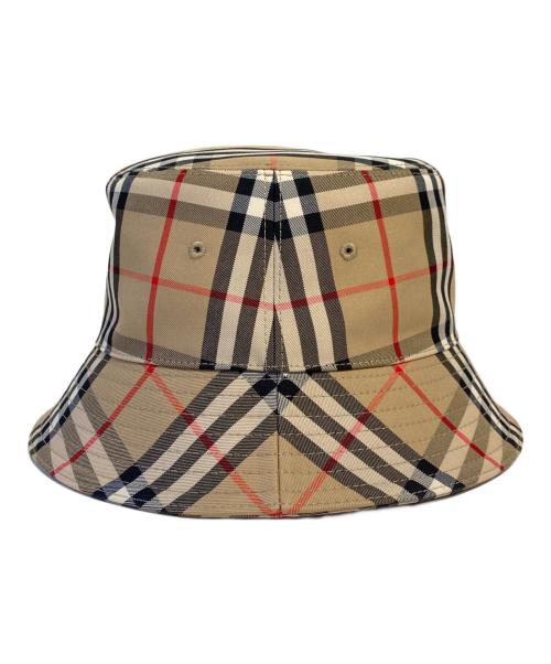 BURBERRY（バーバリー）BURBERRY (バーバリー) ノヴァチェックバケットハット ベージュ サイズ:Mの古着・服飾アイテム