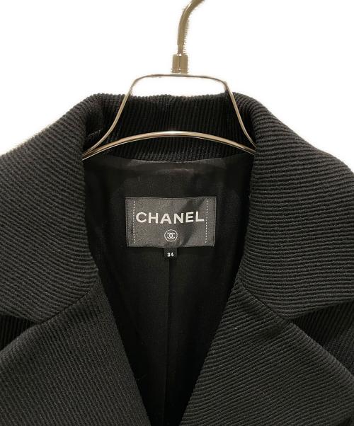 CHANEL（シャネル）CHANEL (シャネル) ココボタンチェーンコート ブラック サイズ:34の古着・服飾アイテム