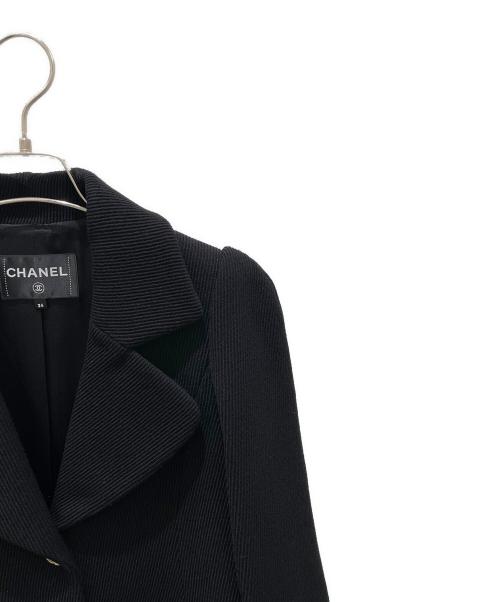 CHANEL（シャネル）CHANEL (シャネル) ココボタンチェーンコート ブラック サイズ:34の古着・服飾アイテム