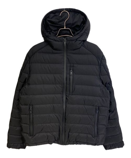 PRADA（プラダ）PRADA (プラダ) ロゴプレートダウンジャケット ブラック サイズ:50の古着・服飾アイテム
