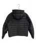 PRADA (プラダ) ロゴプレートダウンジャケット ブラック サイズ:50：120000円