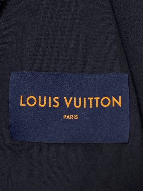 LOUIS VUITTON（ルイ ヴィトン）LOUIS VUITTON (ルイ ヴィトン) モノグラムジャカードカモフリースジャケット ネイビー×グリーン サイズ:Lの古着・服飾アイテム
