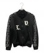 LOUIS VUITTONルイ ヴィトン）の古着「21AW LV フラワー バンド モノグラム トラックジャケット」｜ブラック
