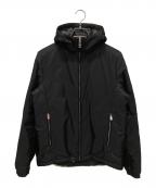PRADAプラダ）の古着「三角プレートリバーシブル中綿ジャケット」｜ブラック×グレー