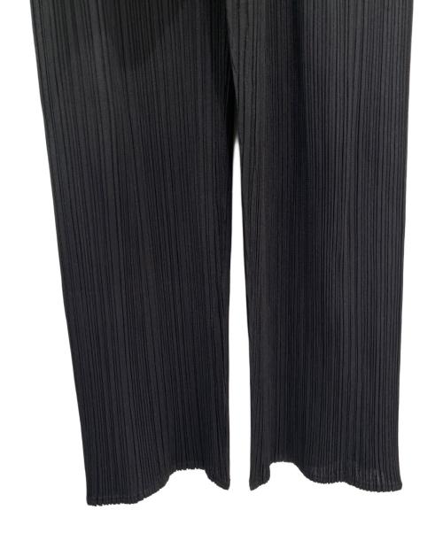 PLEATS PLEASE（プリーツプリーズ）PLEATS PLEASE (プリーツプリーズ) ジップアップ オールインワン ジャンプスーツ ブラック サイズ:3の古着・服飾アイテム