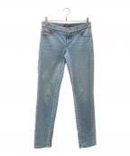 CHANELシャネル）の古着「チェーンプリントデニムパンツ」｜インディゴ