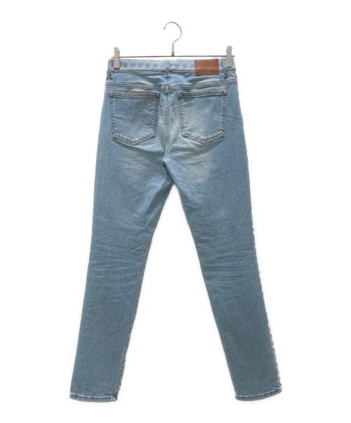 CHANEL（シャネル）CHANEL (シャネル) チェーンプリントデニムパンツ インディゴ サイズ:38の古着・服飾アイテム