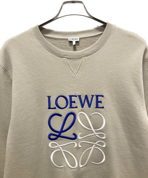 LOEWE（ロエベ）LOEWE (ロエベ) アナグラムスウェット ベージュ サイズ:XLの古着・服飾アイテム